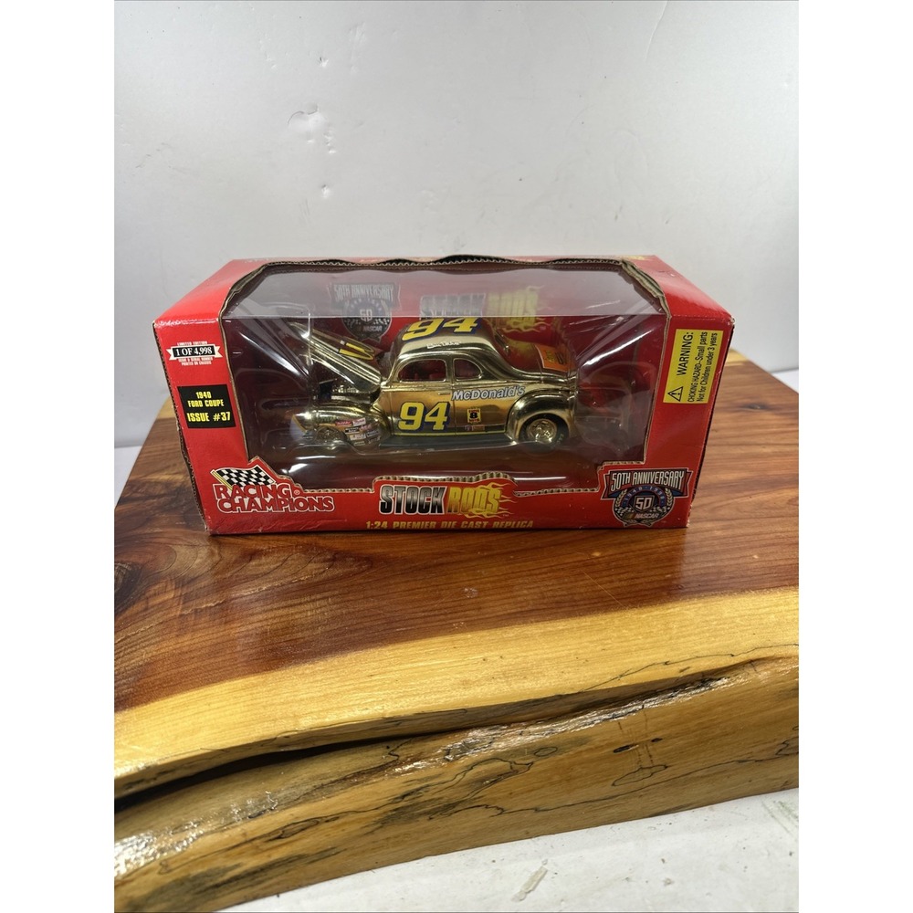 Bill Elliott Stock Rods 50th Anniversary Limited 1940 Ford Coupe #94‎ Gold *Read